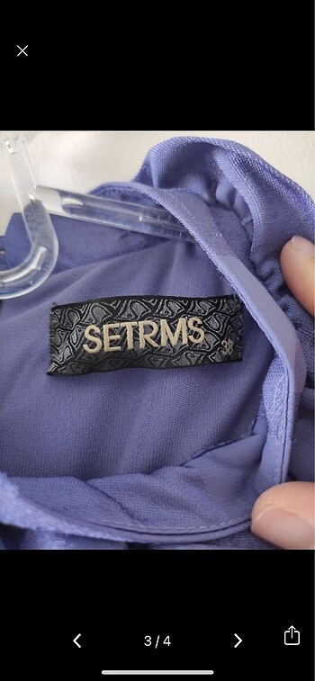 m Beden Setrms lila elbise
