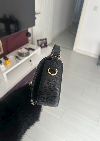 Versace Jeans Couture Kadın Siyah Deri Çanta - Görsel 3