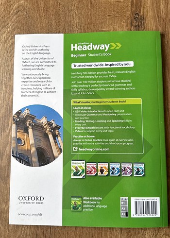 Headway Beginner Students book 5. Baskı
