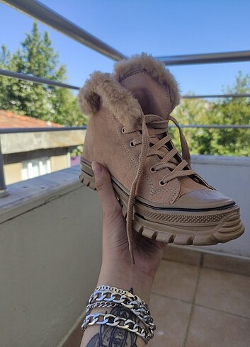 38 Beden camel Renk Taba renk içi peluş lu bot
