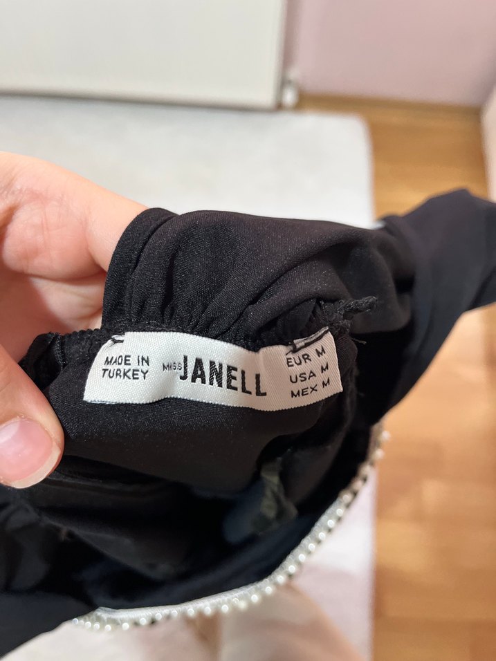 Siyah Drapeli Midi Abiye Elbise - Görsel 4