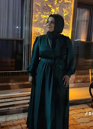 Abiye 54 beden tesettür abiye