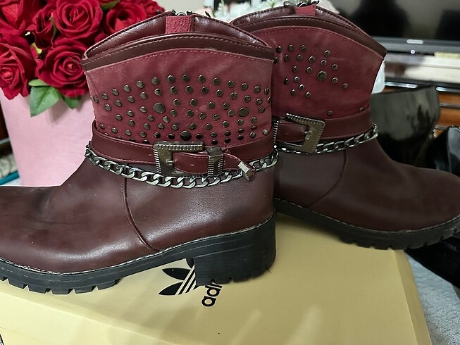 40 Beden Bordo vintage bot