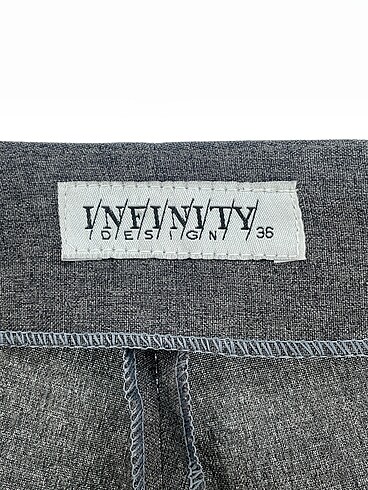 36 Beden gri Renk Infinity Kumaş Pantolon %70 İndirimli.