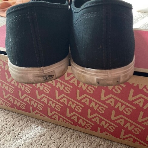 39 Beden siyah Renk Orijinal Siyah Vans Authentic Lo Pro