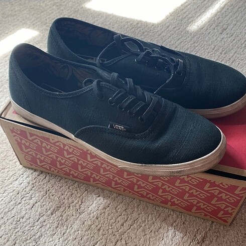 Orijinal Siyah Vans Authentic Lo Pro