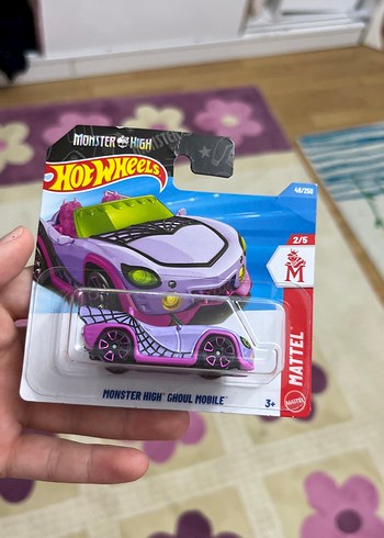 Monster High Ghoul Mobile Mor Oyuncak Araba - Görsel 4