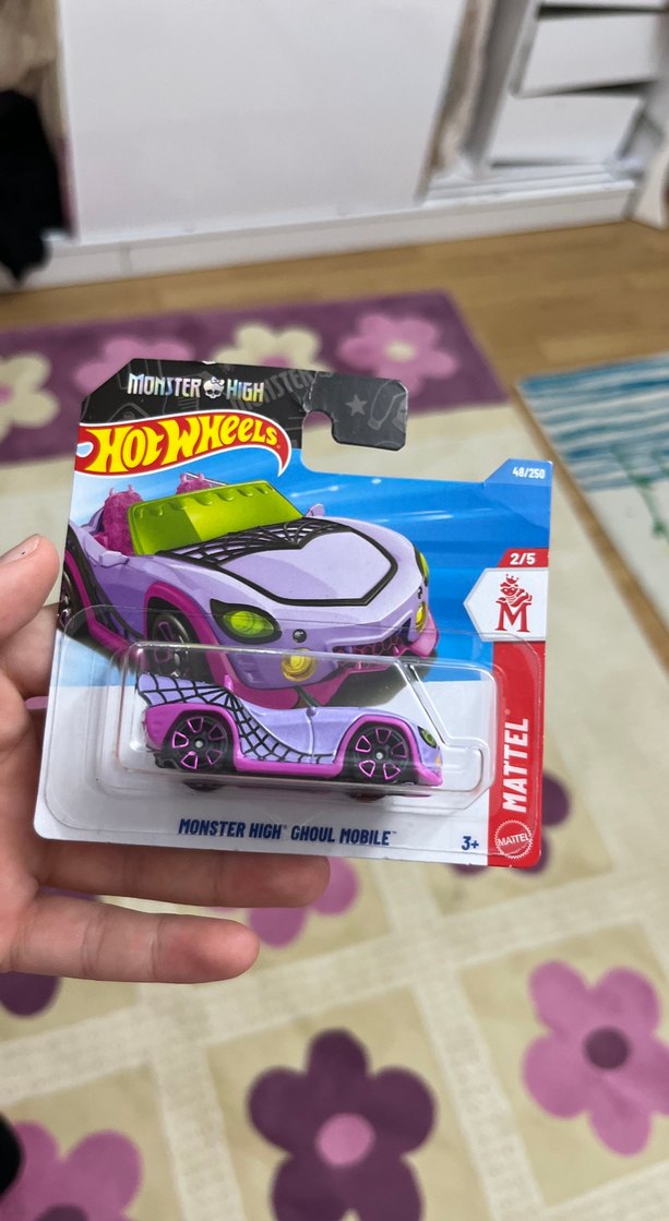 Monster High Ghoul Mobile Mor Oyuncak Araba - Görsel 4