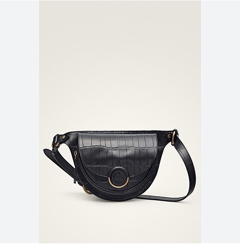 Massimo Dutti Deri Göğüs Çantası