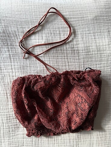 H&M straplez üst
