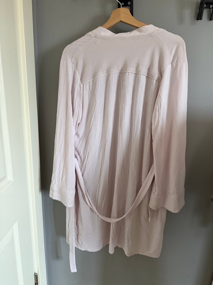 Uçuk Pembe Kuşaklı Sabahlık - Görsel 3