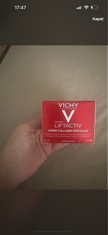 VICHY 2 ürün gönderilecektir