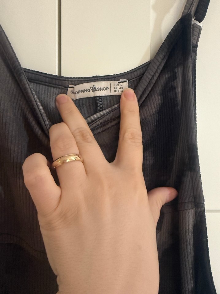 Yüksek Yakalı Kadın Tulum - Görsel 3