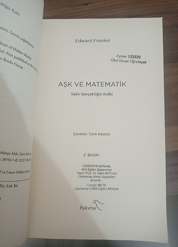 Aşk ve Matematik