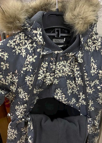 Gri Kürklü Bebek Kar Tulumu - Wheat marka - Görsel 2