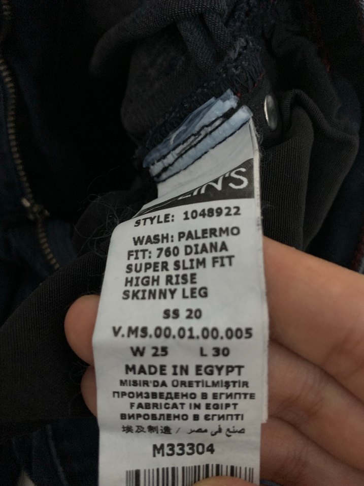 COLİNS 25/28 BEDEN Kadın Mavi Bol Kesim Denim Pantolon - Görsel 3