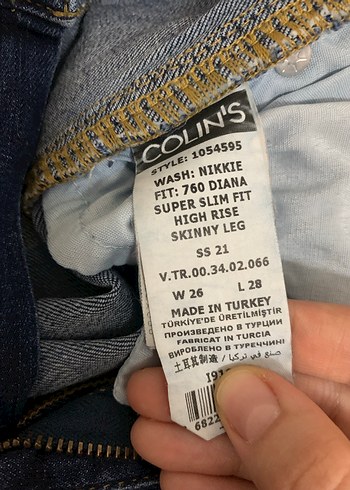 Colins 26/28 Kadın  Dar Kesim  Kot - Görsel 3
