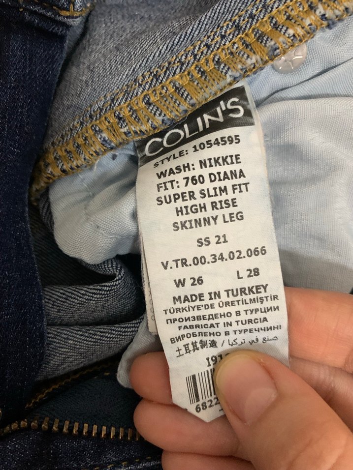 Colins 26/28 Kadın  Dar Kesim  Kot - Görsel 3