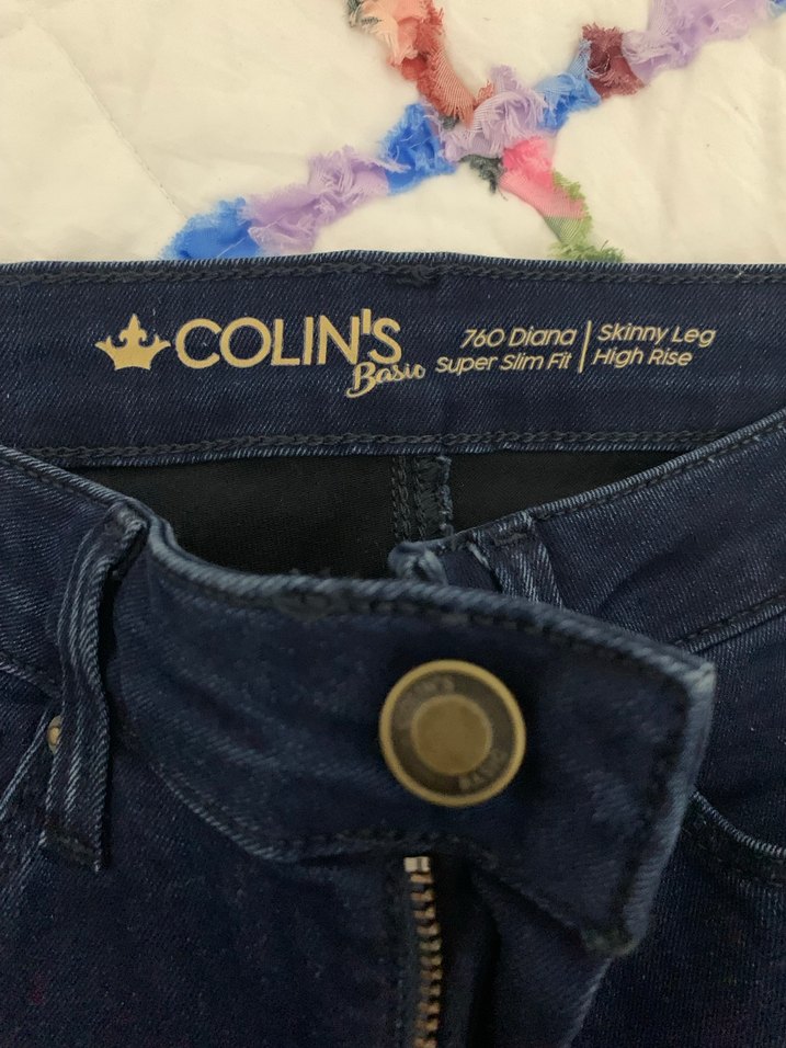 Colins 25/28 Kadın Koyu Renk Denim Slim Fit Pantolon - Görsel 2