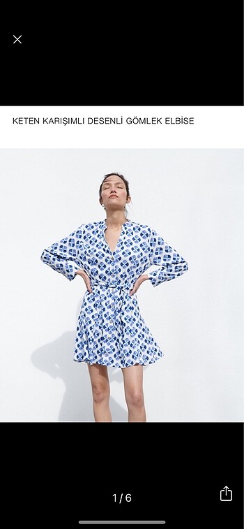 Zara Mini elbise