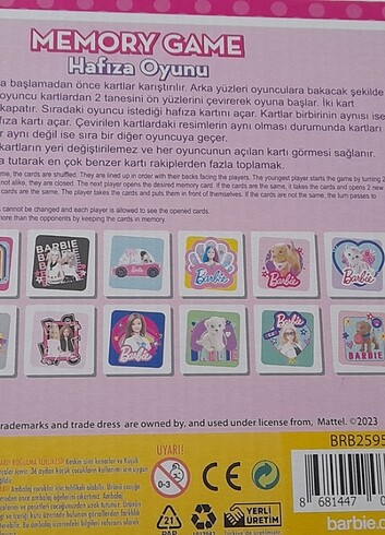 Beden Barbie kutu oyunu