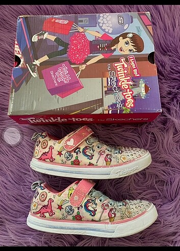 31 Beden Skechers twinkle kız çocuk ayakkabı