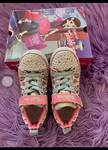 31 Beden pembe Renk Skechers twinkle kız çocuk ayakkabı