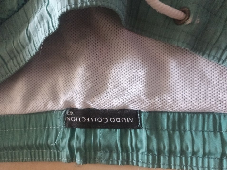 Düğmeli Turkuaz Erkek Midi Şort mayo - Görsel 3