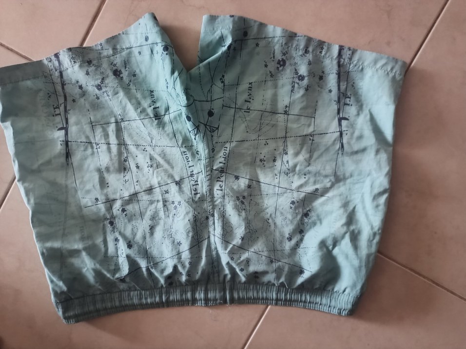 Düğmeli Turkuaz Erkek Midi Şort mayo - Görsel 2