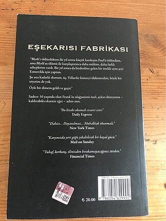  Eşekarısı Fabrikası - Iain Banks