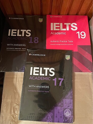 Cambridge ielts 17 18 19 academic CD 3 kitap