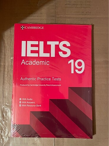 Cambridge ielts 17 18 19 academic CD 3 kitap