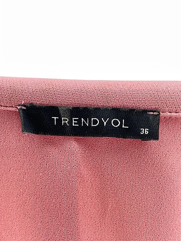 36 Beden pembe Renk Trendyol & Milla Kısa Elbise %70 İndirimli.