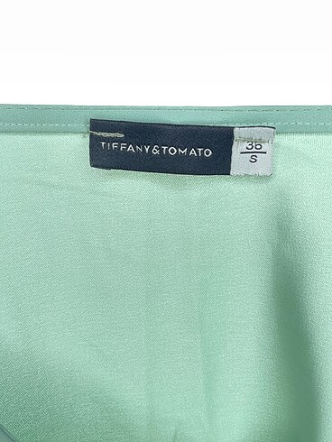 s Beden yeşil Renk Tiffany Tomato Bluz %70 İndirimli.