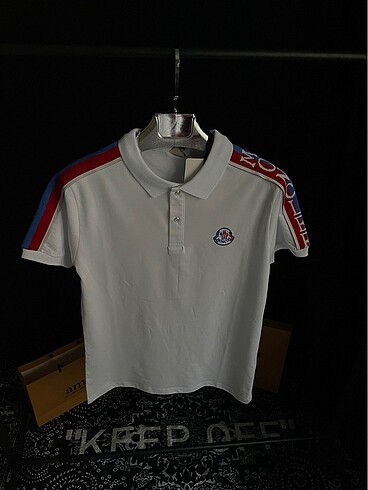 Moncler Polo Yaka beyaz