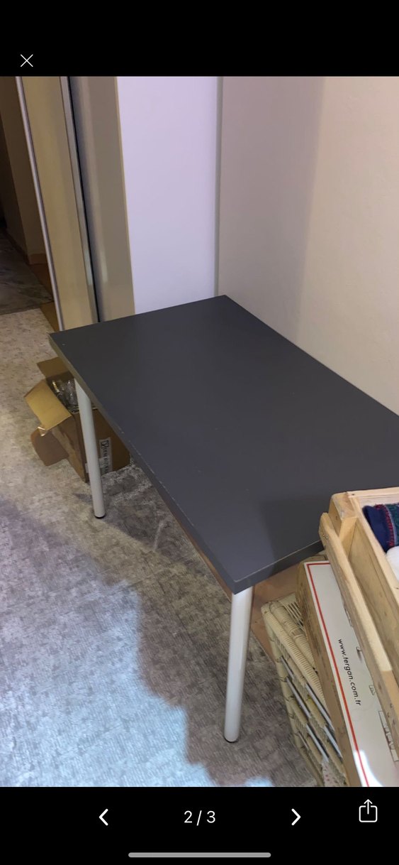 Gri ikea Masa - Görsel 2