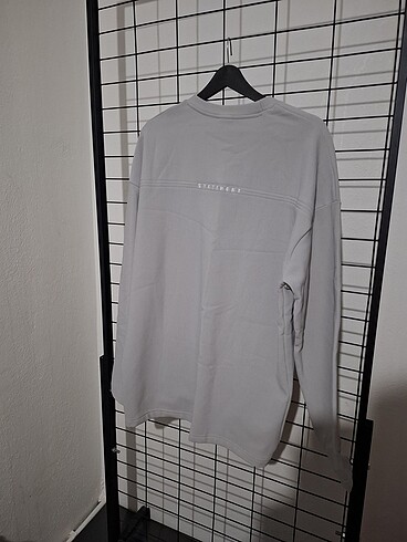 Diğer Premium İçi Polarlı Düz Gri Sweatshirt XL Beden Unisex ürün