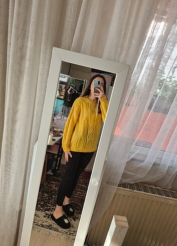 Trendyol sarı kazak
