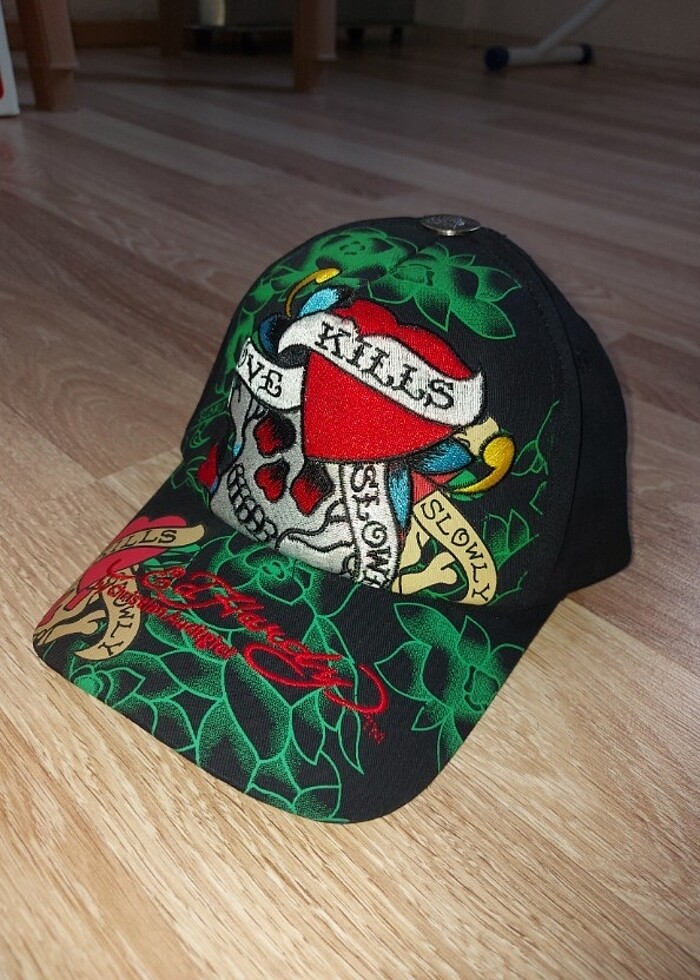 Ed hardy pislick ecko sapka hiphop - Görsel 3