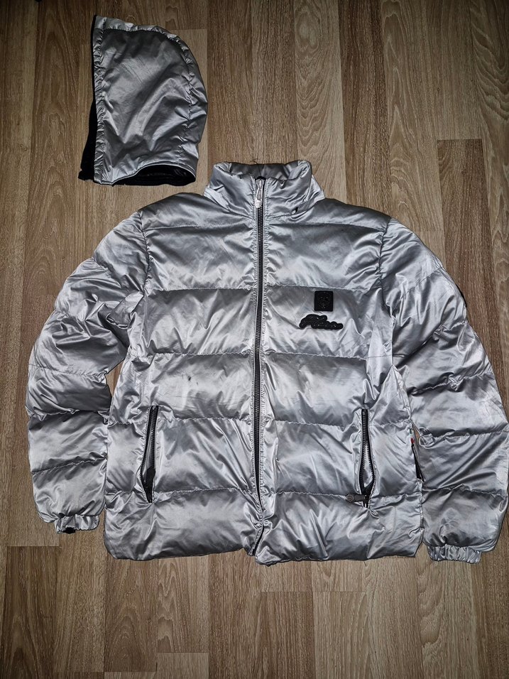 phılıpp plein erkek mont vıntagr sisme mont kaz tuyu - Görsel 3