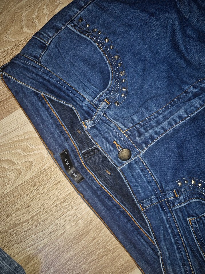 taslama kadın ıspanyol paca pantolın true religion miss me - Görsel 4