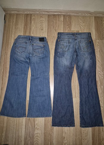 miss me true religion kadın jeans ispanyol paca pantolon - Görsel 2