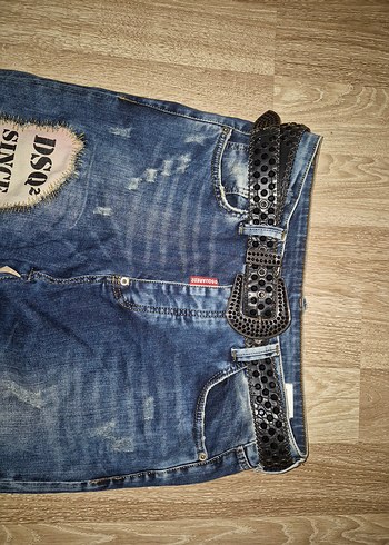 dsquared2 pantolon dusuk bel jeans true religion taslama - Görsel 4