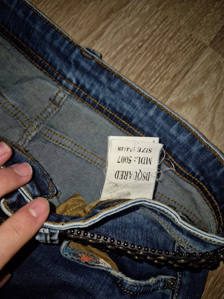 dsquared2 pantolon dusuk bel jeans true religion taslama - Görsel 5