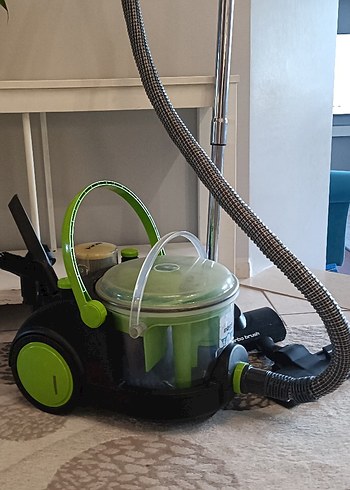 Yeşil ve Gri Elektrikli Arnica Sulu Süpürge
