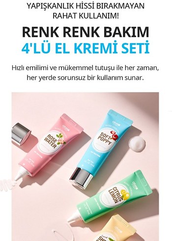 Diğer Atomy 4'lü El Kremi Seti 30ml