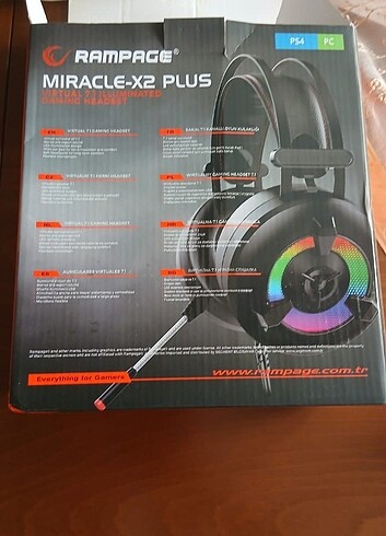 Rampege marka kablolu kulaklik sıfır hiç kullanilmadi - Görsel 2