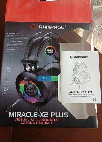 Rampege marka kablolu kulaklik sıfır hiç kullanilmadi - Görsel 3