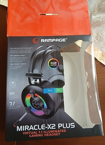 Rampege marka kablolu kulaklik sıfır hiç kullanilmadi - Görsel 7