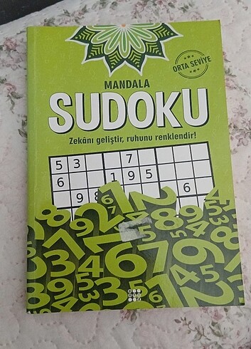 MANDALA SUDOKU KİTABİ ORTA SEVİYE